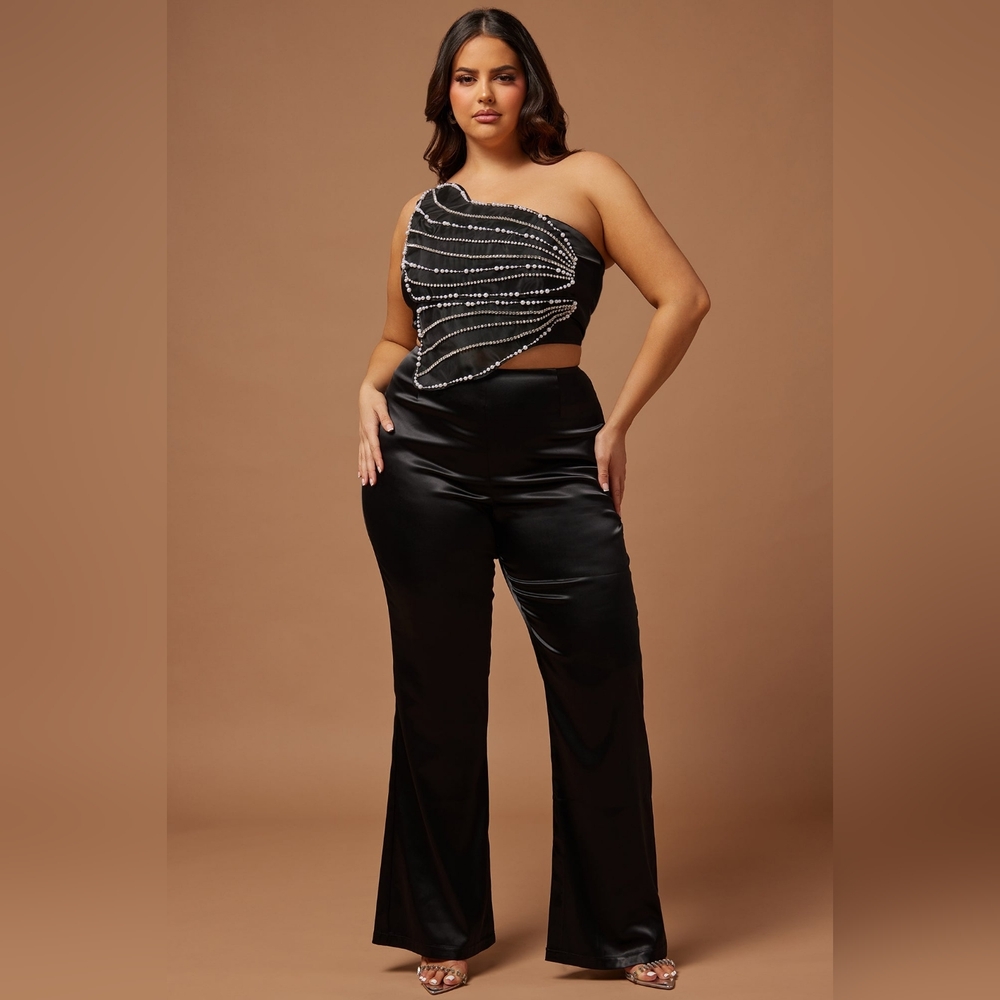 Nova Luxe Butterfly Top Pant Set